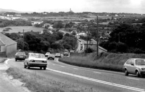 Blackwater hill, to the east, before the by-pass opened (Photo - Clive Benney)
