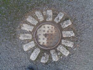 3. Drain cover in Doctors' Lane