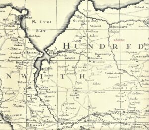 Joel Gascoyne Map 1699 - Kehelland