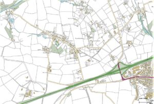 Kehelland - Map of Village & Area c2019