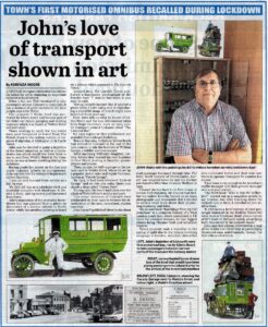 Cornish Times - Liskeard OCS member - Liskeard's first Omnibus