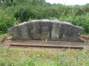 Tremabe Bridge plaque, tidy up completed 