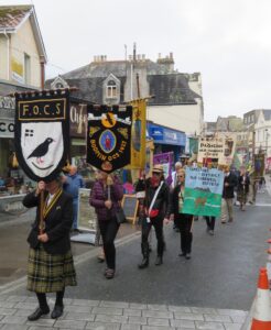 Federation OCS at Morning Gorsedh Kernow Newquay Civic Parade 2018