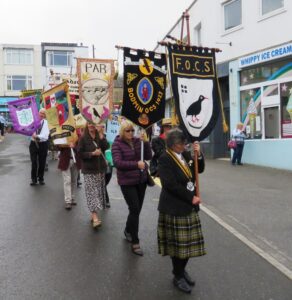 Federation OCS at Morning Gorsedh Kernow Newquay Civic Parade 2018