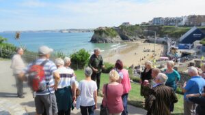 Newquay Old Cornwall Society Chairman Cracks Joke During 