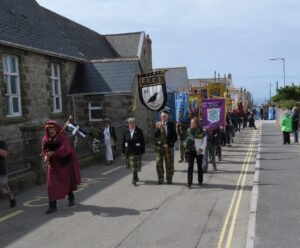 Old Cornwall Banner Bearers set of for St Just Plen an Gwari