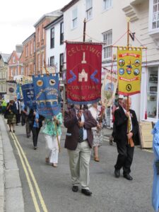 'Old Cornwall' Societies Parade through Launceston