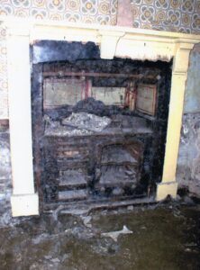 Cooking range uncovered in No.1 Barn Street, Liskeard