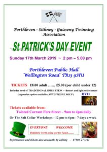 Porthleven OCS - St Patricks Day Celebration