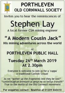 Porthleven OCS - 26th March 2019 - Stephen Lay