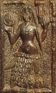 Mermaid carving at Zennor Church
